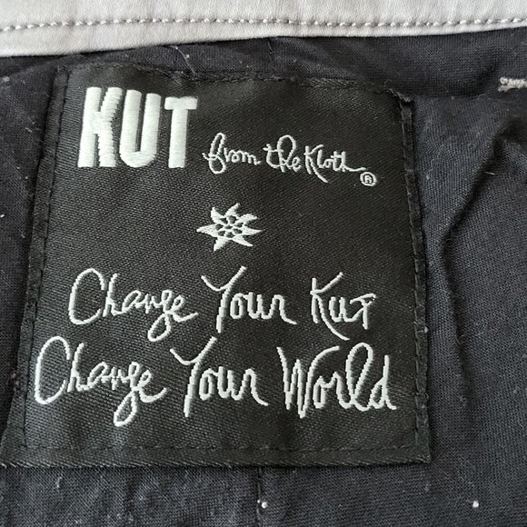 Kut from the Kloth Women's Gray Mid Rise Trouser Skinny Pants Size 8 Neutral - Picture 12 of 12